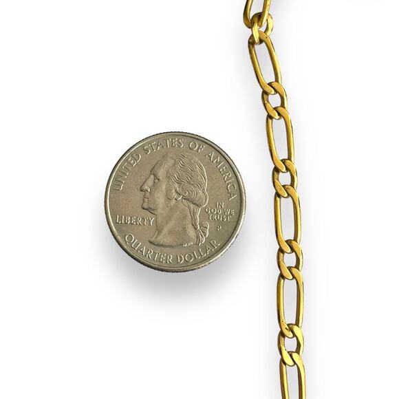 RMNEL gold tone bracelet sz 8,5 - Picture 3 of 4